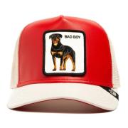 Goorin Bros Röd Rottweiler Läderkeps Red, Herr