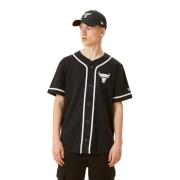 New Era Svart sliten logoknapp tee Black, Herr