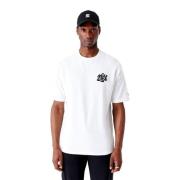 New Era Vit Spray Grafisk T-shirt White, Herr