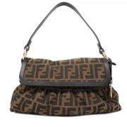 Fendi Vintage Pre-owned Canvas fendi-vskor Brown, Dam