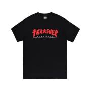 Thrasher Svart Godzilla T-tröja Black, Herr