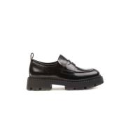 ASH Klassisk Slip-On Loafer Sko Black, Dam