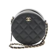 Chanel Vintage Pre-owned Laeder chanel-vskor Black, Dam