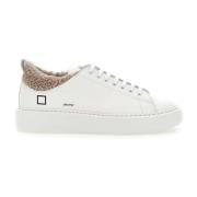 D.a.t.e. Vita Läder Sneakers för Kvinnor White, Dam