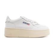 Autry Platform Sneakers i Vitt White, Dam