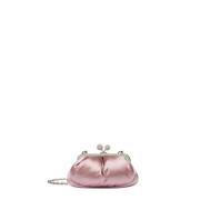 Max Mara Weekend Rose Berry Pasticcino Väska Liten Pink, Dam