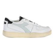 Diadora Vintage Läder Sneakers Låg Topp White, Dam