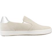 Geox Stiliga Loafers med Blommönster Beige, Dam