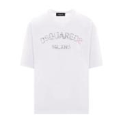 Dsquared2 Casual T-shirt Kollektion White, Herr