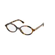 Miu Miu Blåljusfilter Transparenta Glasögon Brown, Unisex