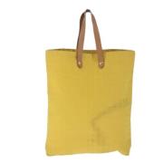 Hermès Vintage Pre-owned Bomull totevskor Yellow, Dam