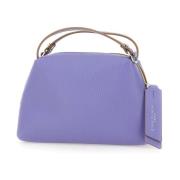 Gianni Chiarini Lavendel Läderhandväska med Silver Hardware Purple, Da...