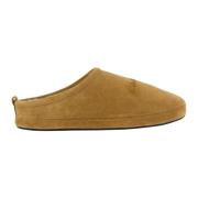 Balenciaga Suede Shearling Slipper Brown, Herr