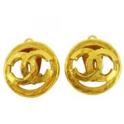 Chanel Vintage Pre-owned Guld chanel-smycken Yellow, Dam