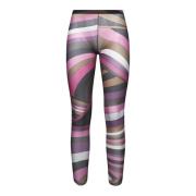 Emilio Pucci Iride Print High Waist Leggings Multicolor, Dam