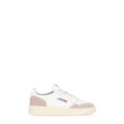 Autry Vita Läder Sneakers med Andningsbara Detaljer White, Dam