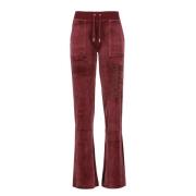 Juicy Couture Bordeaux Byxor med Elastisk Midja Red, Dam