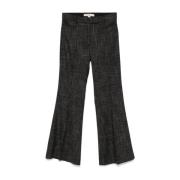 Remain Birger Christensen Elegant Wide-Leg Trousers Black, Dam