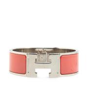 Hermès Vintage Pre-owned Tyg armband Pink, Dam