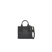 Marc Jacobs Läder Crossbody Tote Väska Black, Dam