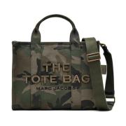 Marc Jacobs Camo Jacquard Toteväska Green, Dam