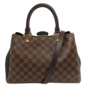 Louis Vuitton Vintage Pre-owned Canvas handvskor Brown, Dam