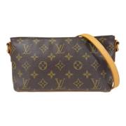 Louis Vuitton Vintage Pre-owned Tyg louis-vuitton-vskor Brown, Dam