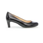 Gabor Svarta Läder Klassiska Eleganta Pumps Black, Dam