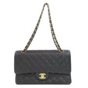 Chanel Vintage Pre-owned Laeder axelremsvskor Black, Dam