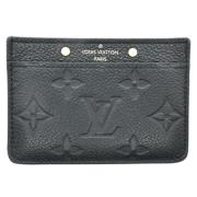 Louis Vuitton Vintage Pre-owned Laeder plnbcker Black, Dam