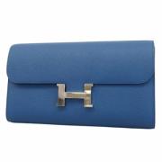 Hermès Vintage Pre-owned Laeder plnbcker Blue, Dam