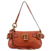 Chloé Pre-owned Pre-owned Canvas axelremsvskor Brown, Dam