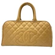 Chanel Vintage Pre-owned Laeder chanel-vskor Beige, Dam