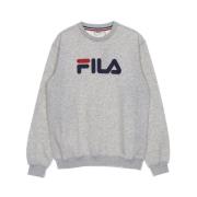 Fila Ljusgrå Crew Neck Sweatshirt Gray, Herr