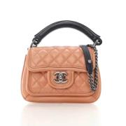 Chanel Vintage Pre-owned Laeder handvskor Brown, Dam