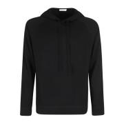 Paolo Pecora Merinoull Hoodie Tröja Black, Herr