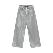 Karl Lagerfeld vida metallic jeans Gray, Dam