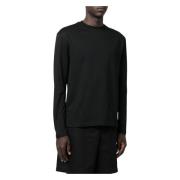 Jil Sander Set med 3 långärmade T-shirts med logopatch Black, Herr