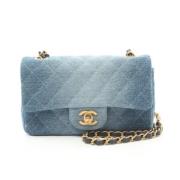 Chanel Vintage Pre-owned Denim chanel-vskor Blue, Dam