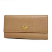 Gucci Vintage Pre-owned Laeder plnbcker Beige, Dam