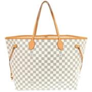 Louis Vuitton Vintage Pre-owned Tyg axelremsvskor White, Dam