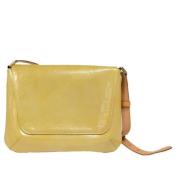 Louis Vuitton Vintage Pre-owned Laeder totevskor Yellow, Dam