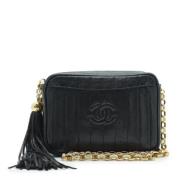 Chanel Vintage Pre-owned Laeder chanel-vskor Black, Dam