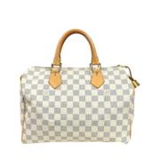 Louis Vuitton Vintage Pre-owned Canvas louis-vuitton-vskor White, Dam