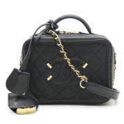 Chanel Vintage Pre-owned Laeder handvskor Black, Dam