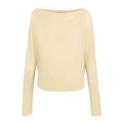 Cortana Trouble, beige silke topp Beige, Dam