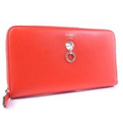 Fendi Vintage Pre-owned Laeder plnbcker Orange, Dam