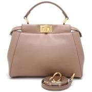 Fendi Vintage Pre-owned Laeder fendi-vskor Beige, Dam