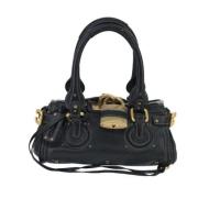 Chloé Pre-owned Pre-owned Laeder axelremsvskor Black, Dam