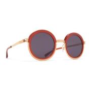 Mykita Phillys solglasögon i Champagne Gold Yellow, Unisex